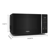 0.7 cu. ft. Black Countertop Microwave With Steam Clean - 700 watt