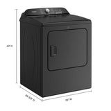 7.0 Cu. Ft. Whirlpool® Top Load Electric Dryer with Moisture Sensor