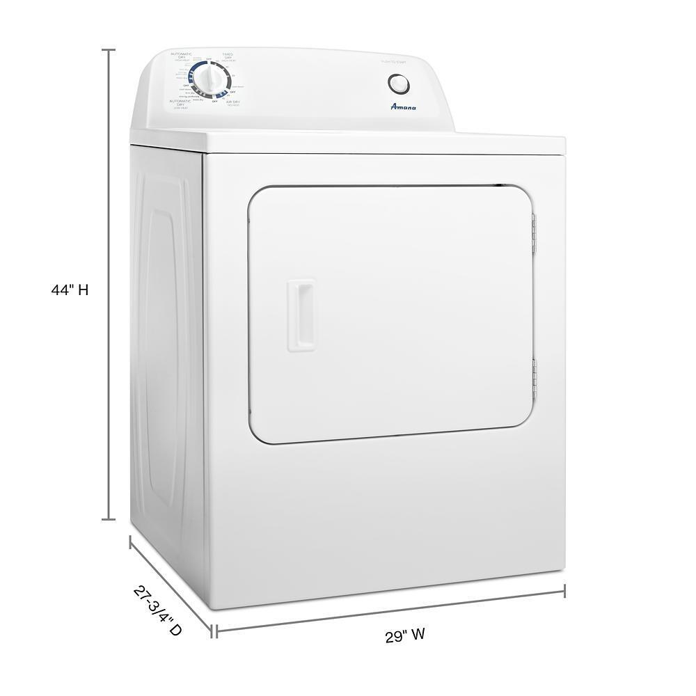 6.5 cu. ft. Electric Dryer with Wrinkle Prevent Option