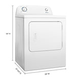 6.5 cu. ft. Electric Dryer with Wrinkle Prevent Option