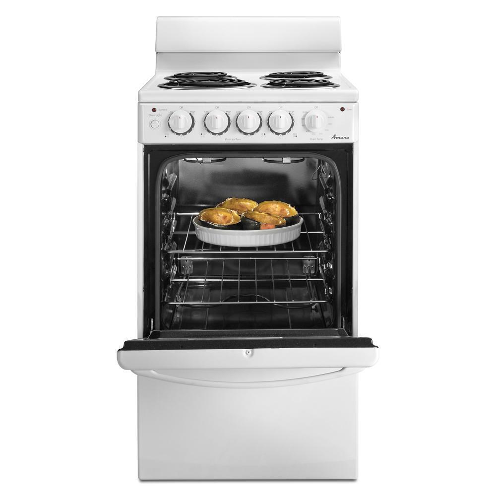 20-inch Amana® Electric Range Oven with Versatile Cooktop