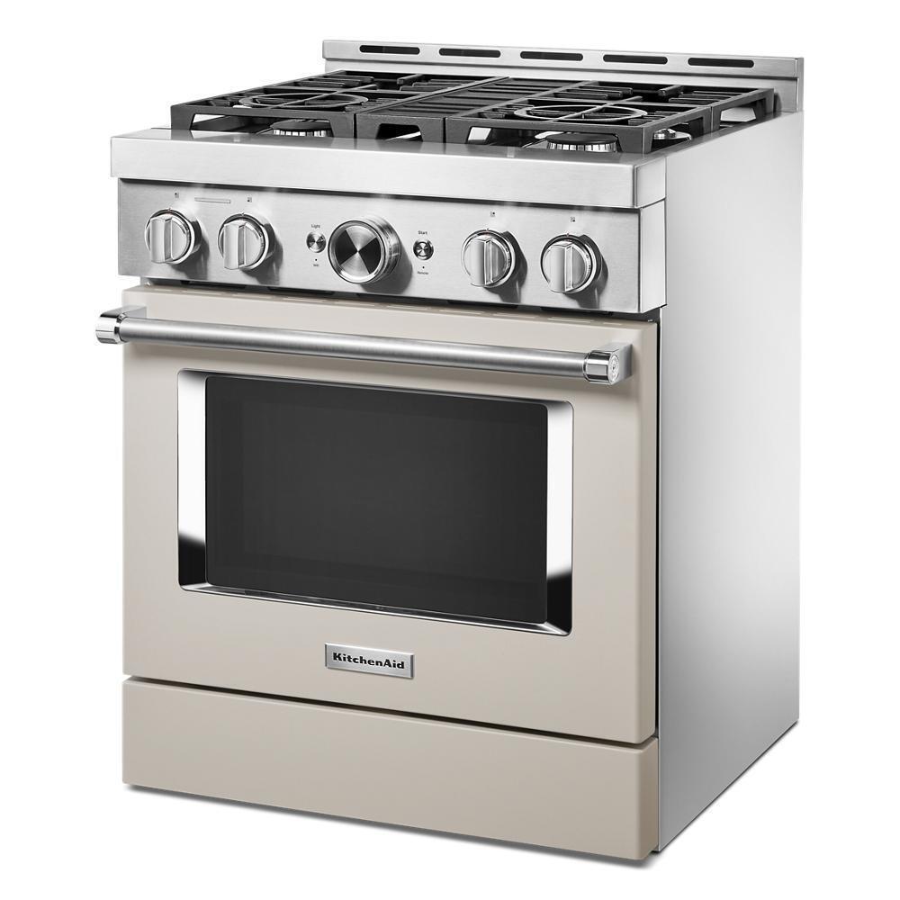 KitchenAid® 30'' Smart Commercial-Style Gas Range with 4 Burners