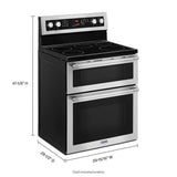 30-Inch Wide Double Oven Electric Range With True Convection - 6.7 Cu. Ft.