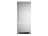 36 inch built-in Bottom Mount Refrigerator with ice maker, stainless steel Stainless Steel