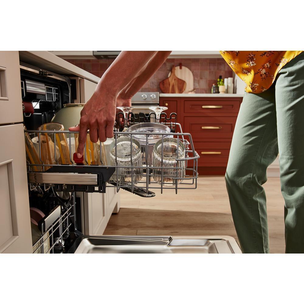 44 dBA Panel-Ready Two-Rack Flush Dishwasher with Door-Open Dry System