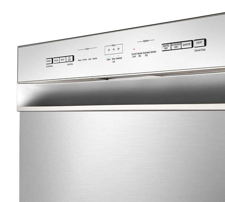 52 dBA Front Control Dishwasher with Interior Light