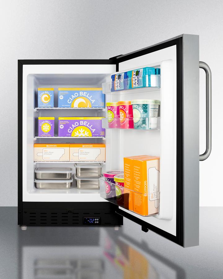 21" Wide Built-in All-freezer, ADA Compliant