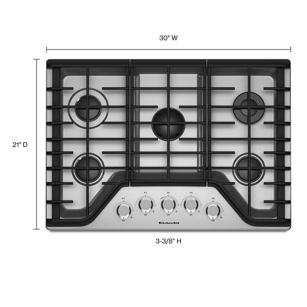 30" 5-Burner Gas Cooktop