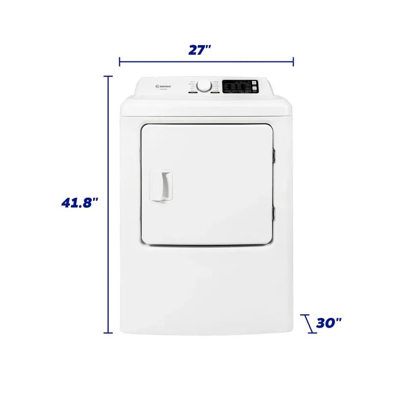 Element 6.7 Cu. Ft. Gas Dryer - White (ETDG6727CW)