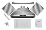 Hauslane  Chef 30-in Convertible Stainless Steel Wall-Mounted Range Hood