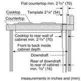 800 Series Downdraft Ventilation 37" Stainless Steel