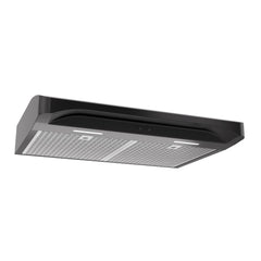 Broan® Elite 30-Inch Convertible Under-Cabinet Range Hood, Black, 375 Max Blower CFM