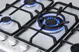 30" Wide 5-burner Gas Cooktop