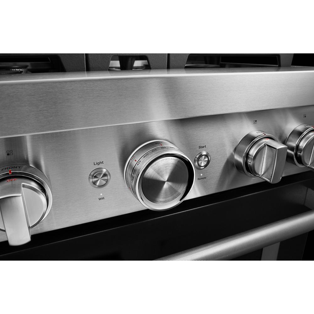 KitchenAid® 30'' Smart Commercial-Style Gas Range with 4 Burners