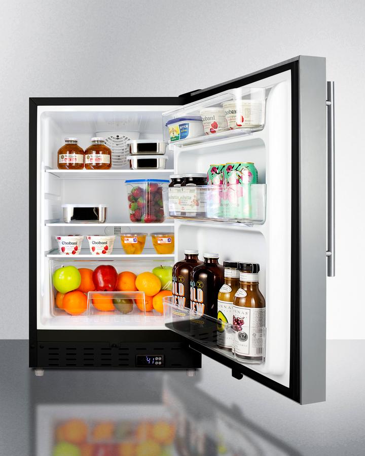 21" Wide Built-in All-refrigerator, ADA Compliant