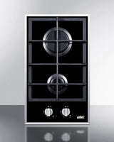 12" Wide 2-burner Gas Cooktop