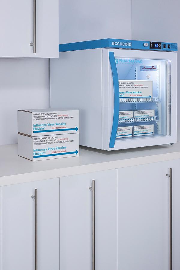 2 CU.FT. Compact Vaccine Refrigerator, Certified To Nsf/ansi 456 Vaccine Storage Standard