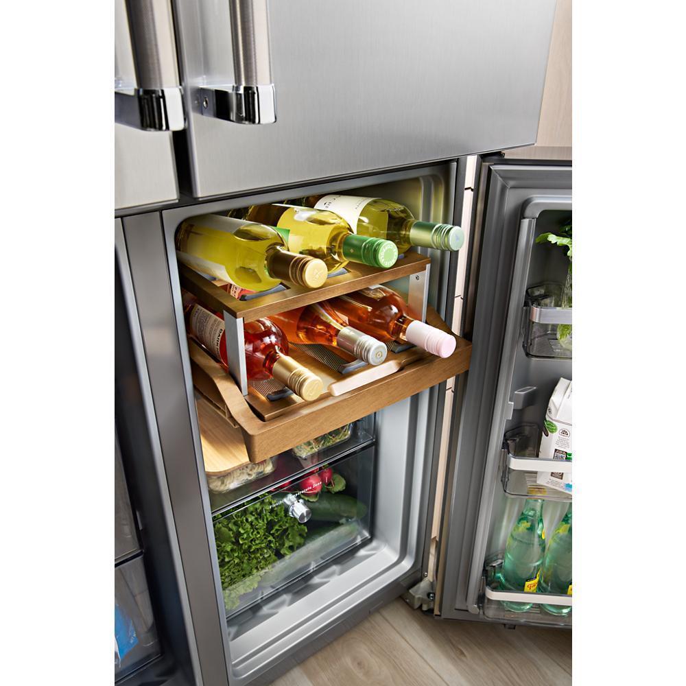 36" Counter-Depth 19.4 Cu Ft 4-Door Refrigerator with Flexible Temperature Zone in PrintShield™ Finish