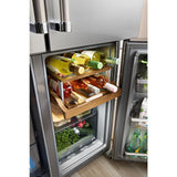 36" Counter-Depth 19.4 Cu Ft 4-Door Refrigerator with Flexible Temperature Zone in PrintShield™ Finish