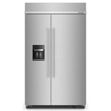 29.4 Cu. Ft. 48" Built-In Side-by-Side Refrigerator with Ice and Water Dispenser