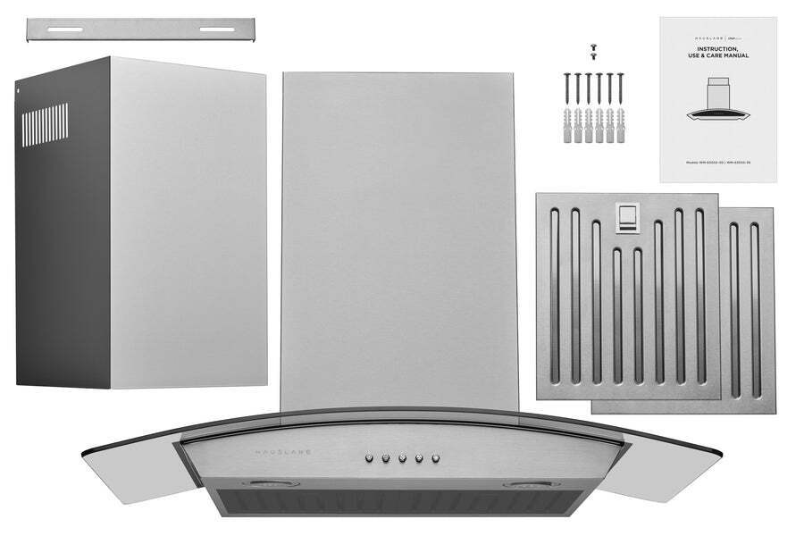 Hauslane  Chef 30-in Convertible Stainless Steel Wall-Mounted Range Hood