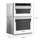 KitchenAid® 30" Combination Microwave Wall Ovens with Air Fry Mode.