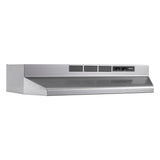 Broan® 24-Inch Ductless Under-Cabinet Range Hood, Stainless Finish