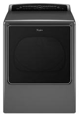 8.8 cu.ft Top Load HE Gas Dryer with Intuitive Touch Controls, Steam Refresh Chrome Shadow