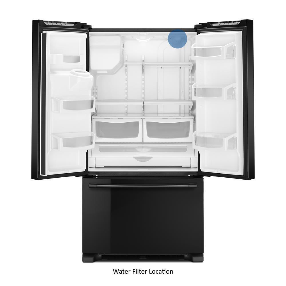 36- Inch Wide French Door Refrigerator with PowerCold® Feature - 25 Cu. Ft.