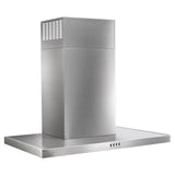 30" Stainless Steel Wall Mount Flat Range Hood