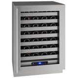 Hwc524 24" Wine Refrigerator With Stainless Frame Finish and Field Reversible Door Swing (115 V/60 Hz)