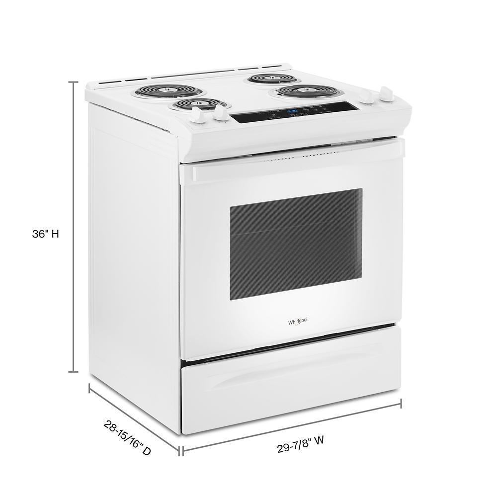 4.8 Cu. Ft. Whirlpool® Electric Range with Frozen Bake™ Technology