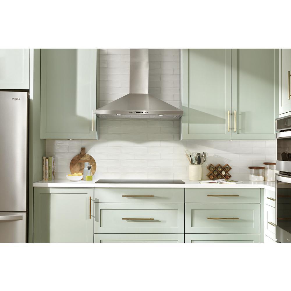 36" Chimney Wall Mount Range Hood with Dishwasher-Safe Grease Filters