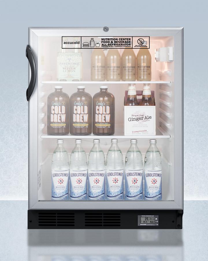 24" Wide Built-in All-refrigerator, ADA Compliant