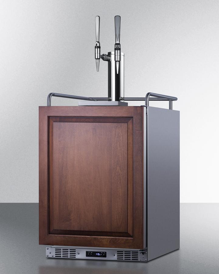 24" Wide Built-in Nitro Coffee Kegerator (panel Not Included)