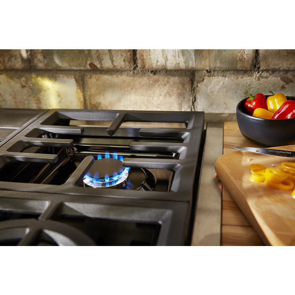 KitchenAid® 30'' Smart Commercial-Style Dual Fuel Range with 4 Burners