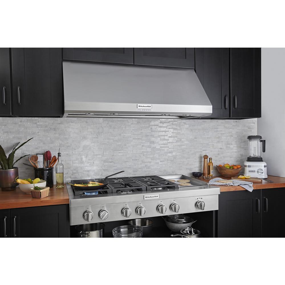 KitchenAid® 48'' 6-Burner Commercial-Style Gas Rangetop with Griddle