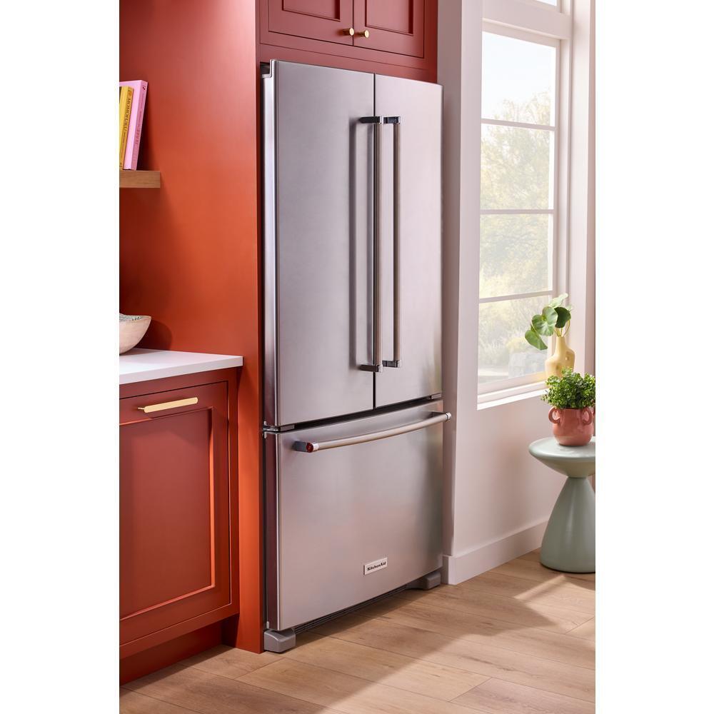 20 cu. ft. 36-Inch Width Counter-Depth French Door Refrigerator with Interior Dispense