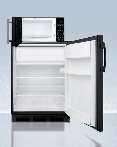 Microwave/refrigerator-freezer Combination With Allocator