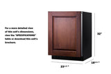 24" Wide Built-in All-refrigerator, ADA Compliant (panel Not Included)