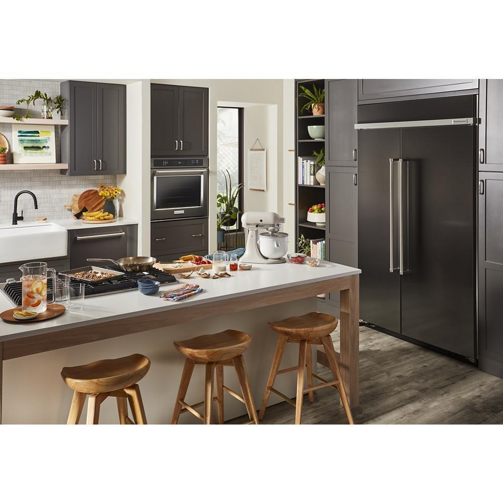 25.5 Cu Ft. 42" Built-In Side-by-Side Refrigerator with PrintShield™ Finish