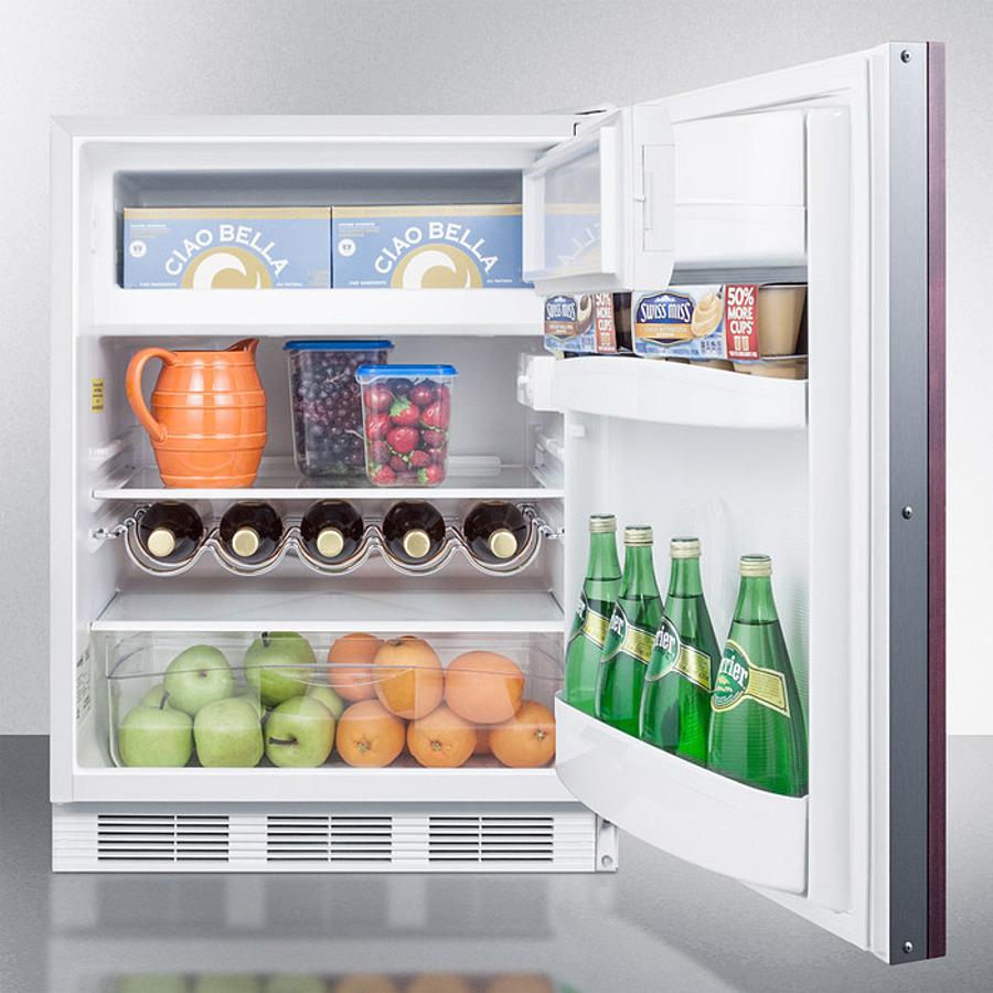 24" Wide Built-in Refrigerator-freezer, ADA Compliant (panel Not Included)