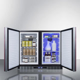 36" Wide Built-in Refrigerator-freezer, ADA Compliant (panels Not Included)