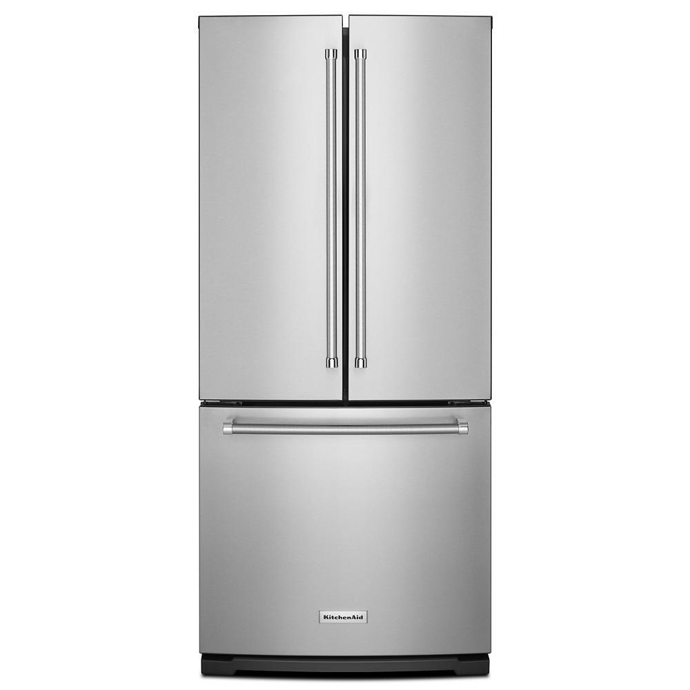 20 cu. Ft. 30-Inch Width Standard Depth French Door Refrigerator with Interior Dispense