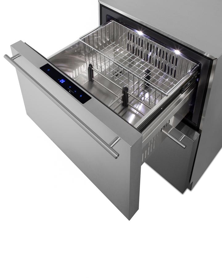 24" Wide 2-drawer All-freezer, ADA Compliant