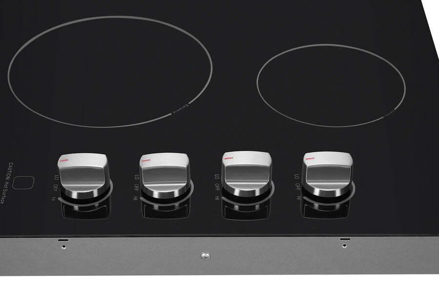 ROBAM 30 in. Radiant Electric Ceramic Glass Cooktop in Black with 4 Elements including 2 Power Boil Elements