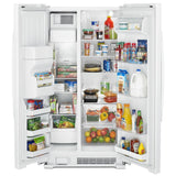 33-inch Side-by-Side Refrigerator with Dual Pad External Ice and Water Dispenser