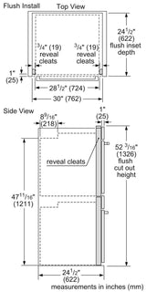 500 Series, 30", Double Wall Oven, SS, EU conv./Thermal, Knob Control