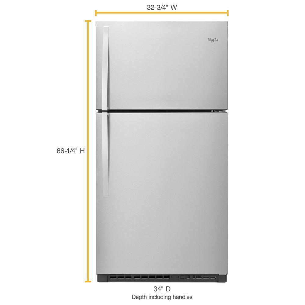 33-inch Wide Top Freezer Refrigerator - 21 cu. ft.