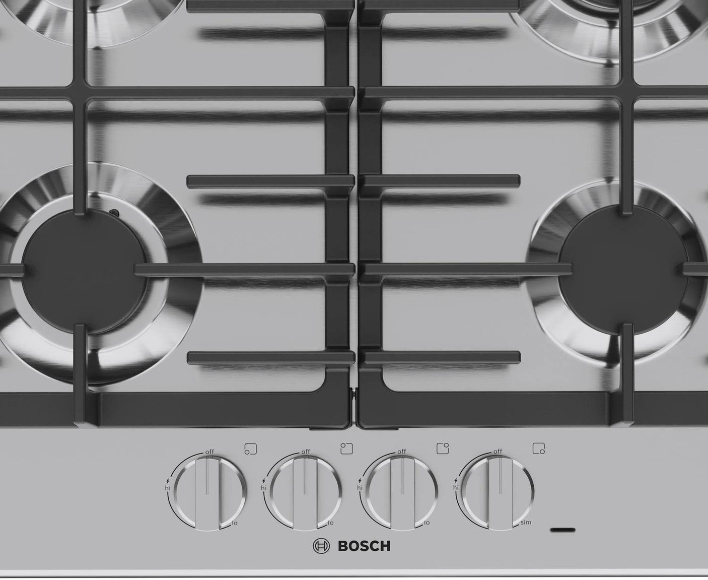 500 Series Gas Cooktop Stainless steel